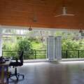 The upstairs living room